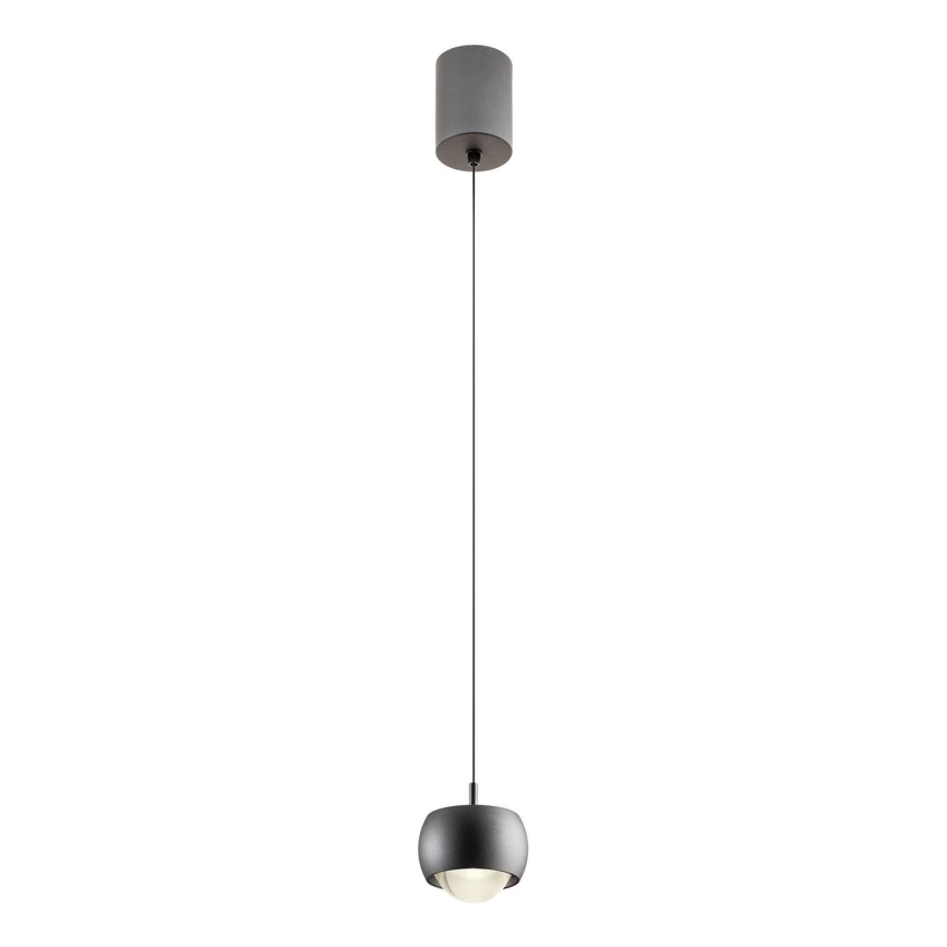 Redo 01-3550 - LED Luster na lanku AVES LED/12W/230V pr. 9,6 cm CRI 90 čierna