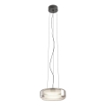Redo 01-3591 - LED Luster na lanku SOLERA LED/24W/230V pr. 35 cm CRI 93 3000/4000K šedá