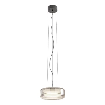 Redo 01-3591 - LED Luster na lanku SOLERA LED/24W/230V pr. 35 cm CRI 93 3000/4000K šedá