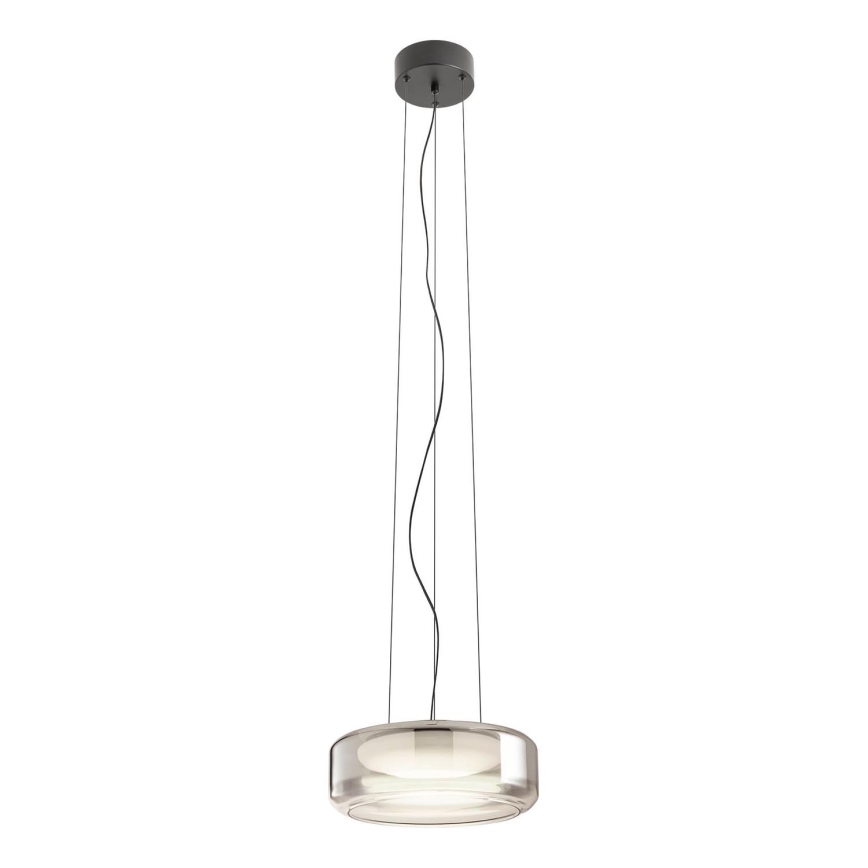 Redo 01-3591 - LED Luster na lanku SOLERA LED/24W/230V pr. 35 cm CRI 93 3000/4000K šedá
