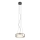 Redo 01-3591 - LED Luster na lanku SOLERA LED/24W/230V pr. 35 cm CRI 93 3000/4000K šedá