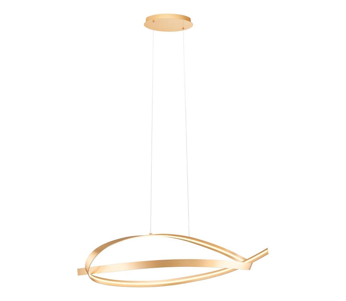 Redo 01-3616 - LED stmievateľný luster na lane IMPULS LED/38W/230V zlatý 01-3616