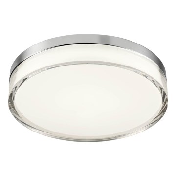 Redo 01-3728 - LED Kúpeľňové stropné svietidlo FRISBI LED/18W/230V pr. 28 cm CRI 90 3000/4000K IP44 lesklý chróm