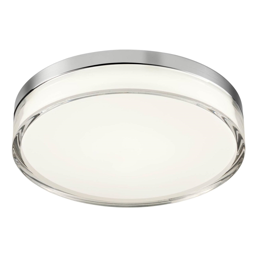 Redo 01-3728 - LED Kúpeľňové stropné svietidlo FRISBI LED/18W/230V pr. 28 cm CRI 90 3000/4000K IP44 lesklý chróm