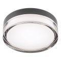 Redo 01-3733 - LED Kúpeľňové stropné svietidlo FRISBI LED/8W/230V pr. 15 cm CRI 90 IP44 čierna