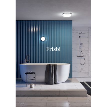 Redo 01-3733 - LED Kúpeľňové stropné svietidlo FRISBI LED/8W/230V pr. 15 cm CRI 90 IP44 čierna