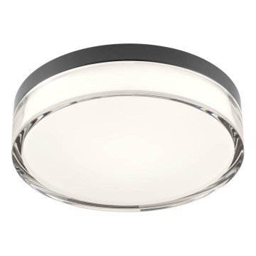Redo 01-3735 - LED Kúpeľňové stropné svietidlo FRISBI LED/12W/230V pr. 23 cm CRI 90 3000/4000K IP44 čierna