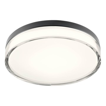 Redo 01-3736 - LED Kúpeľňové stropné svietidlo FRISBI LED/18W/230V pr. 28 cm CRI 90 3000/4000K IP44 čierna