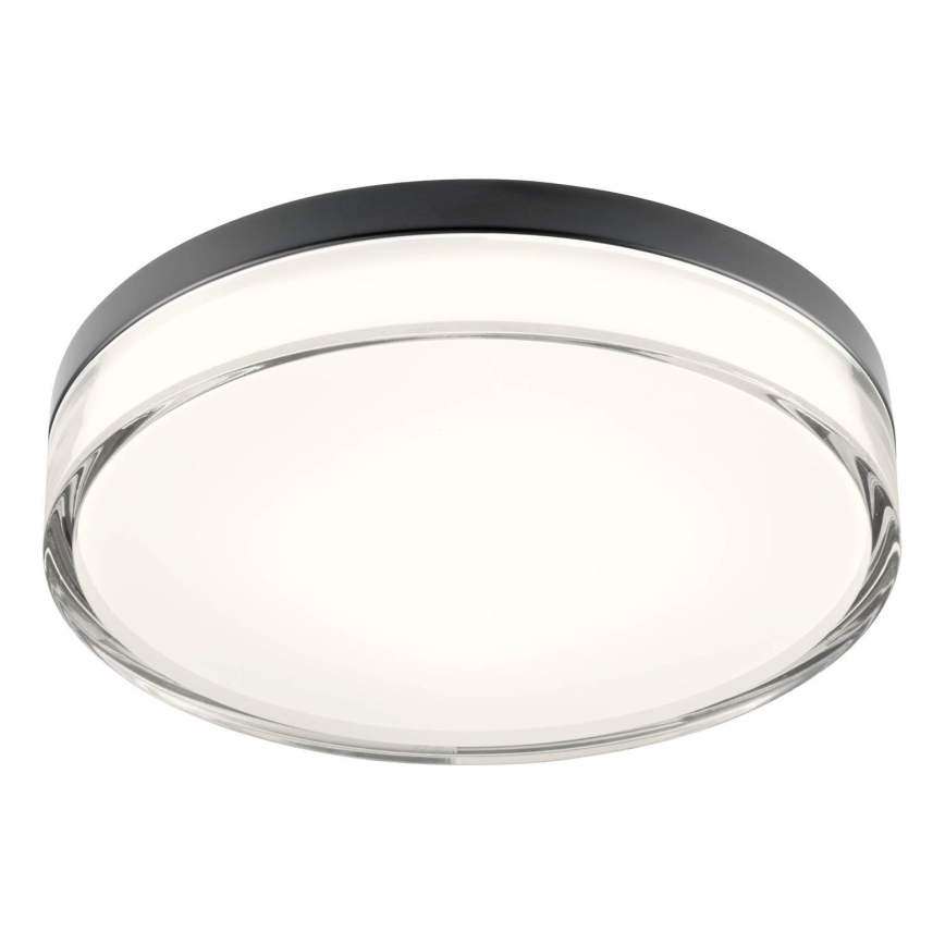 Redo 01-3736 - LED Kúpeľňové stropné svietidlo FRISBI LED/18W/230V pr. 28 cm CRI 90 3000/4000K IP44 čierna