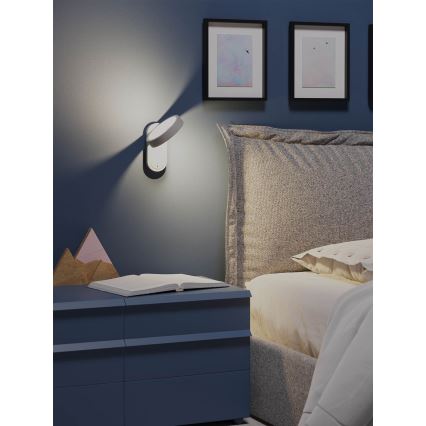 Redo 01-3763 - LED Nástenné svietidlo KEEN LED/6W/230V CRI 90 biela