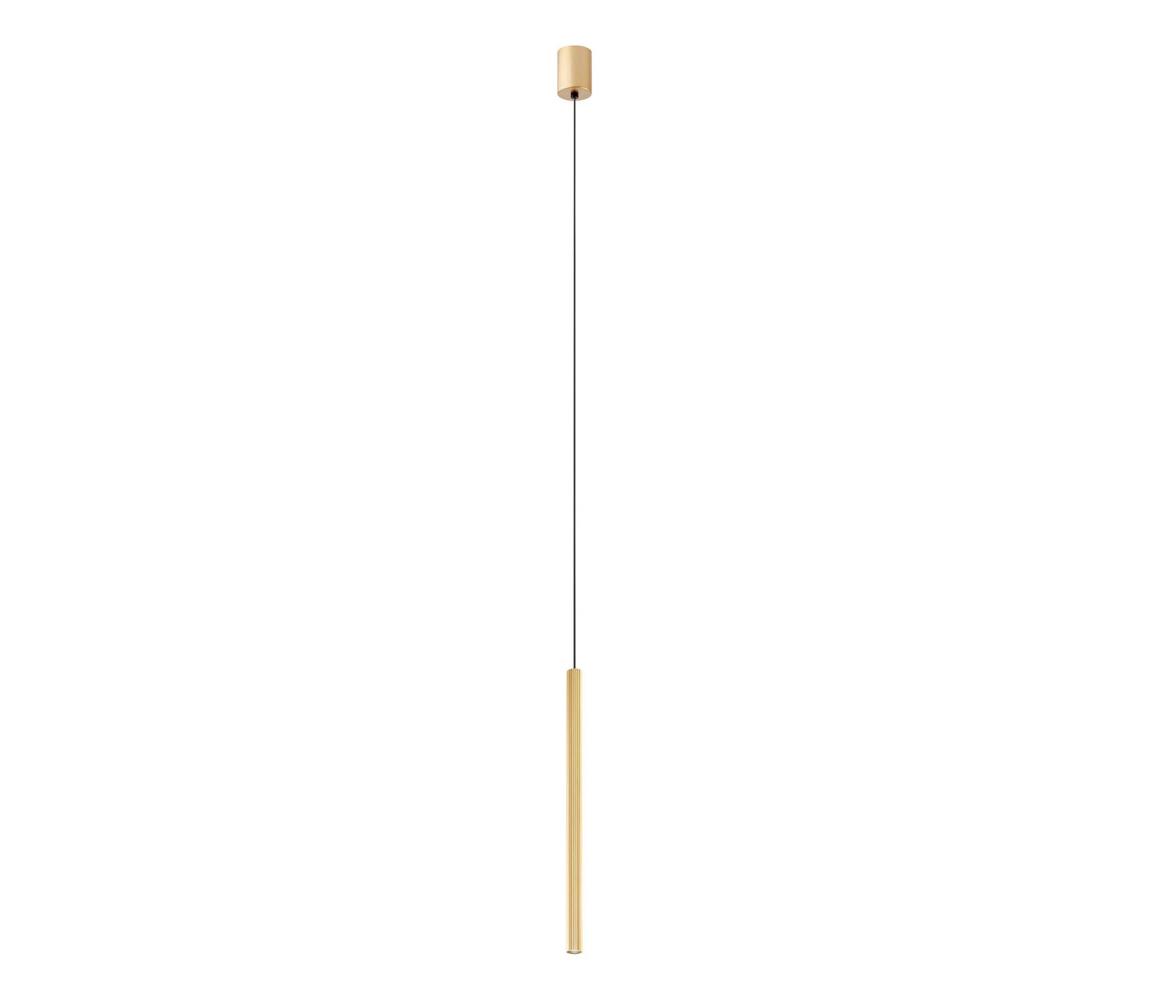 Redo 01-3857 - LED luster na lanku NIKOS LED/8W/230V CRI 90 priemer 6 cm zlatá 01-3857