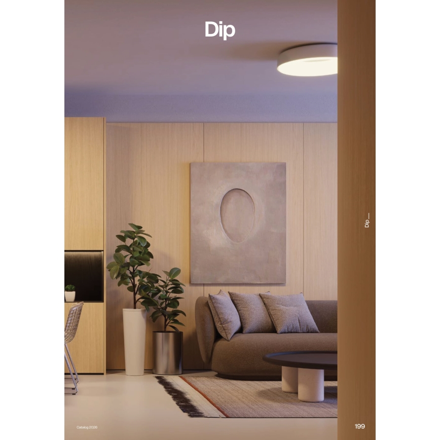 Redo 01-3940 - LED stropné svietidlo DIP LED/30W/230V 2700/3000/4000/5000/6500K CRI 90 priemer 48,6 cm biela