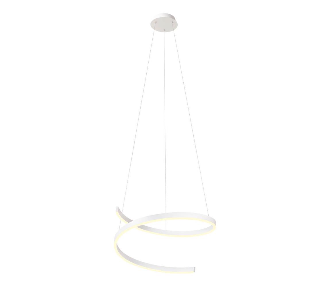 Redo 01-4013 - LED stmievateľné závesné svietidlo na lanku SCROLL LED/38W/230V biela 01-4013