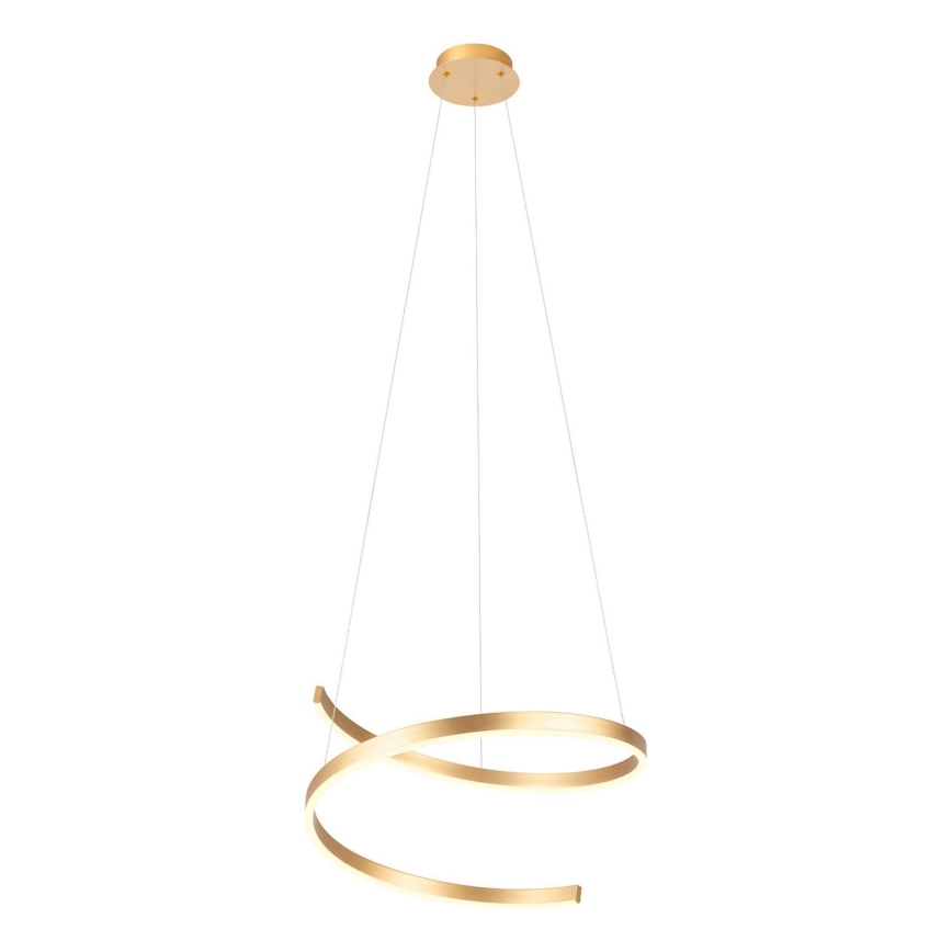 Redo 01-4014 - LED Stmievateľný luster na lane SCROLL LED/38W/230V 3000K/4000K/6000K CRI 90 pr. 60 cm zlatá