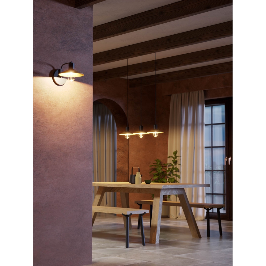 Redo 01-4053 - Nástenná lampa FRESNO 1xE27/42W/230V