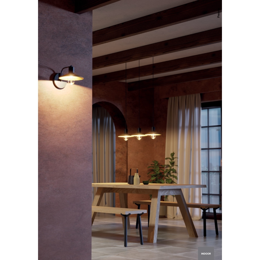 Redo 01-4055 - Luster na lanku FRESNO 1xE27/42W/230V pr. 40 cm