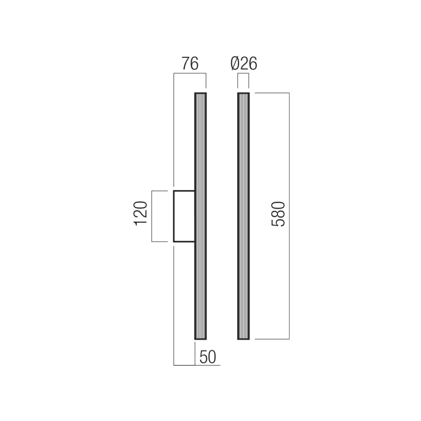 Redo 01-4058 - LED stmievateľné nástenné svietidlo NIKOS LED/10W/230V CRI 90 zlaté
