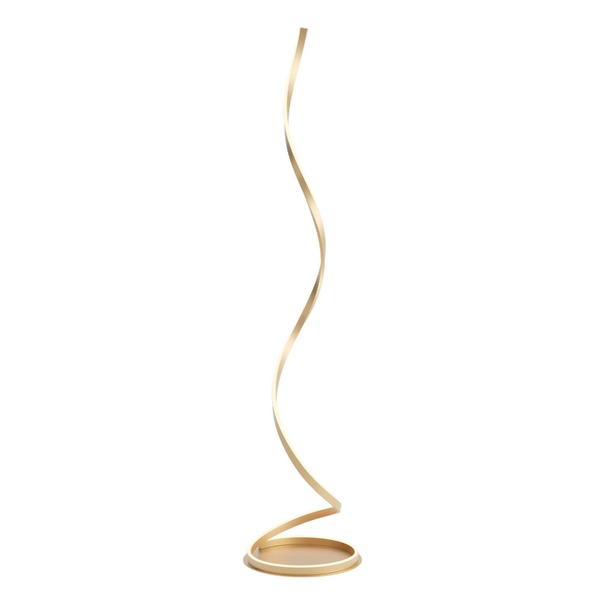 Redo 01-4282 - LED stmievateľná stojacia lampa SCROLL LED/30W/230V 3000K/4000K/6000K CRI 90 zlatá