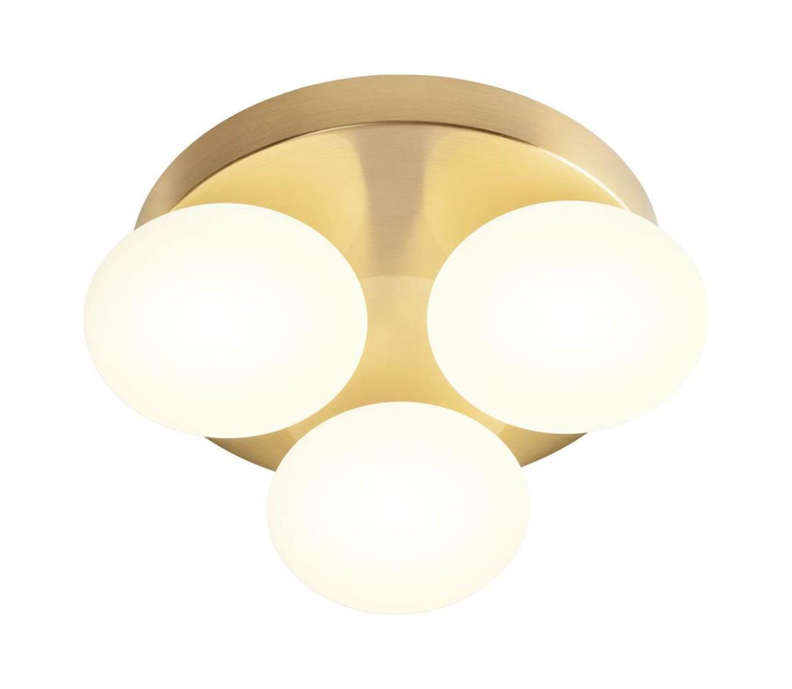 Redo 01-4307 - LED Kúpeľňové stropné svietidlo OVUM 3xLED/5W/230V IP44 mosadz 01-4307