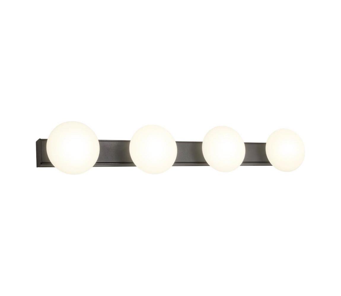 Redo 01-4311 - LED kúpeľňové stropné svietidlo OVUM 4xLED/5W/230V IP44 čierne 01-4311