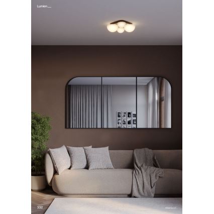 Redo 01-4333 - LED Stropné svietidlo LUMIEN 4xLED/26W/230V 2700/3000K CRI 90 biela/čierna