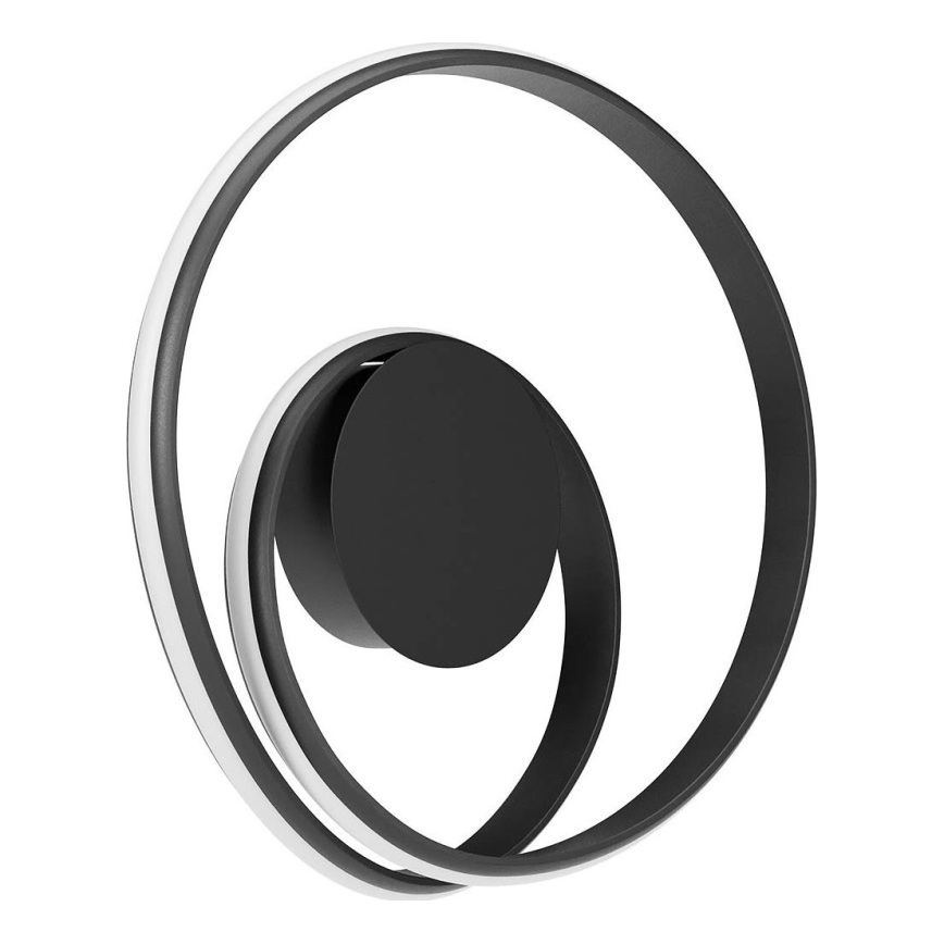 Redo 01-4356 - LED stmievateľné nástenné svietidlo TORSION LED/30W/230V 2700/3000/4000K CRI 90 čierna