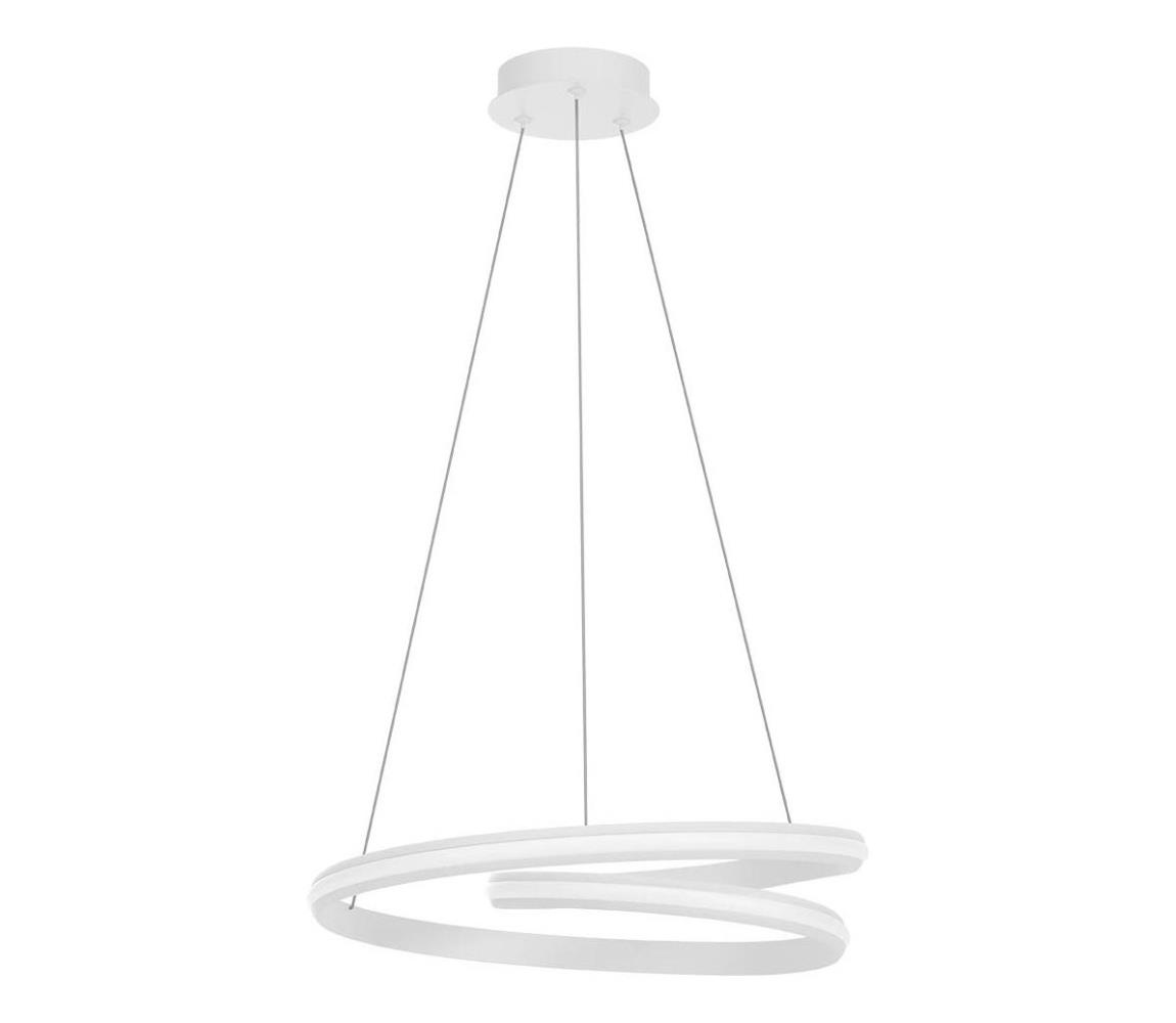 Redo 01-4360 - LED stmievateľný luster na lanku TORSION LED/40W/230V biela 01-4360