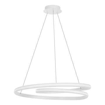 Redo 01-4363 - LED stmievateľný luster na lanku TORSION LED/60W/230V 2700/3000/4000K CRI 90 pr. 75,2 cm biela