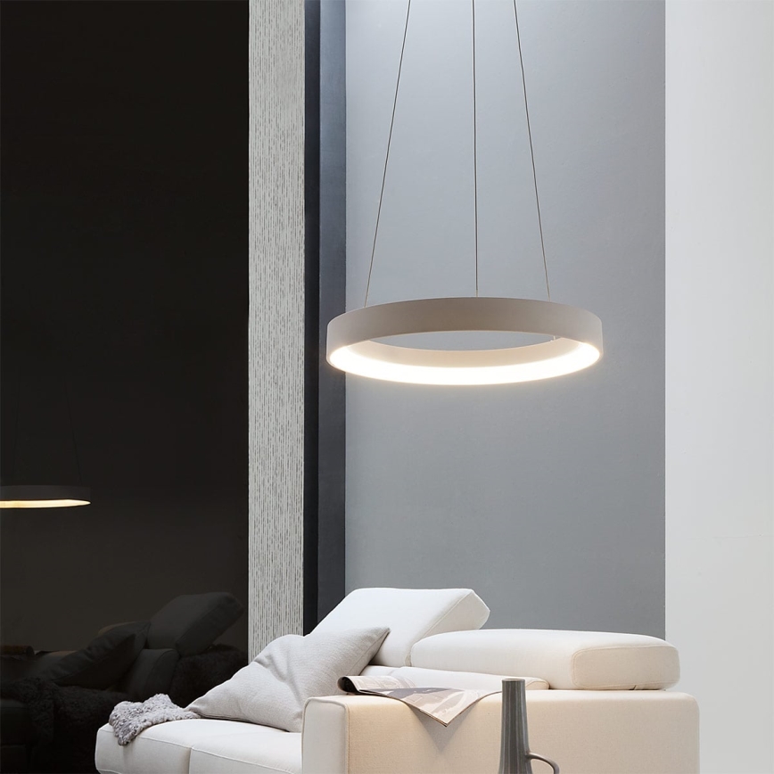 Redo 01-671 - LED Luster na lanku LOOP LED/38W/230V pr. 45 cm biela