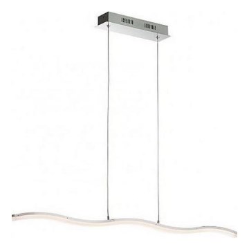 Redo 01-893 - Závesný LED luster PULSE na lanku LED/23,1W/230V, matný chróm