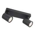 Redo 04-470 - Bodové svietidlo CAMEO 2xGU10/35W/230V čierne