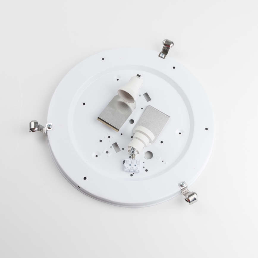 Redo 05-393 - Stropné svietidlo VIRGINIA 2xE27/42W/230V priemer 40 cm sivé