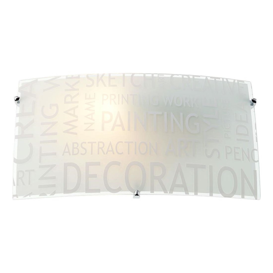 Redo 05-816 - Nástenné svietidlo NOTES 1xE27/42W/230V biele