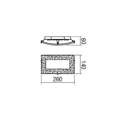 Redo 05-862 - LED Nástenné svietidlo ARTEMIS LED/10W/230V zlatá