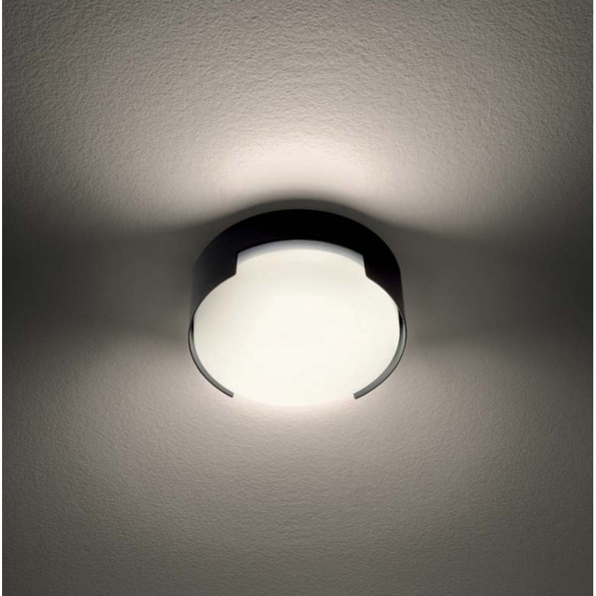 Redo 90004 - LED Vonkajšie stropné svietidlo SKOR LED/12W/230V pr. 15 cm IP54 hnedá
