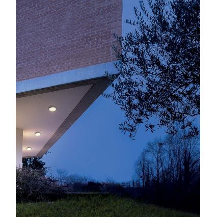 Redo 90006 - LED Vonkajšie stropné svietidlo SKOR LED/16W/230V pr. 25 cm IP54 hnedá