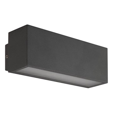 Redo 90096 - LED vonkajšie nástenné svietidlo PLANIT LED/10W/230V 3000K IP54 antracit