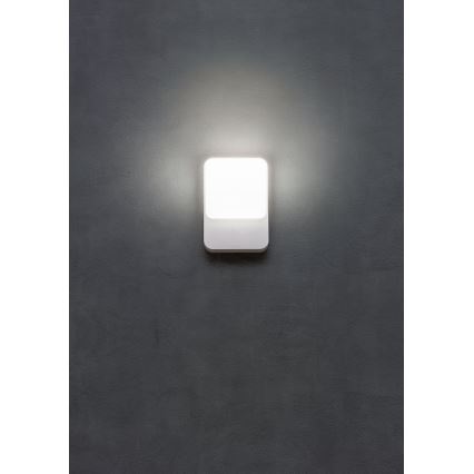 Redo 90128 - LED Vonkajšie nástenné svietidlo COLIN LED/9W/230V 4000K IP54 biela