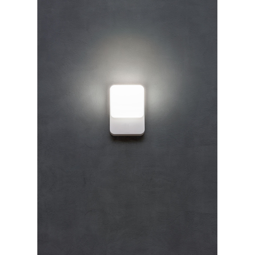 Redo 90128 - LED Vonkajšie nástenné svietidlo COLIN LED/9W/230V 4000K IP54 biela