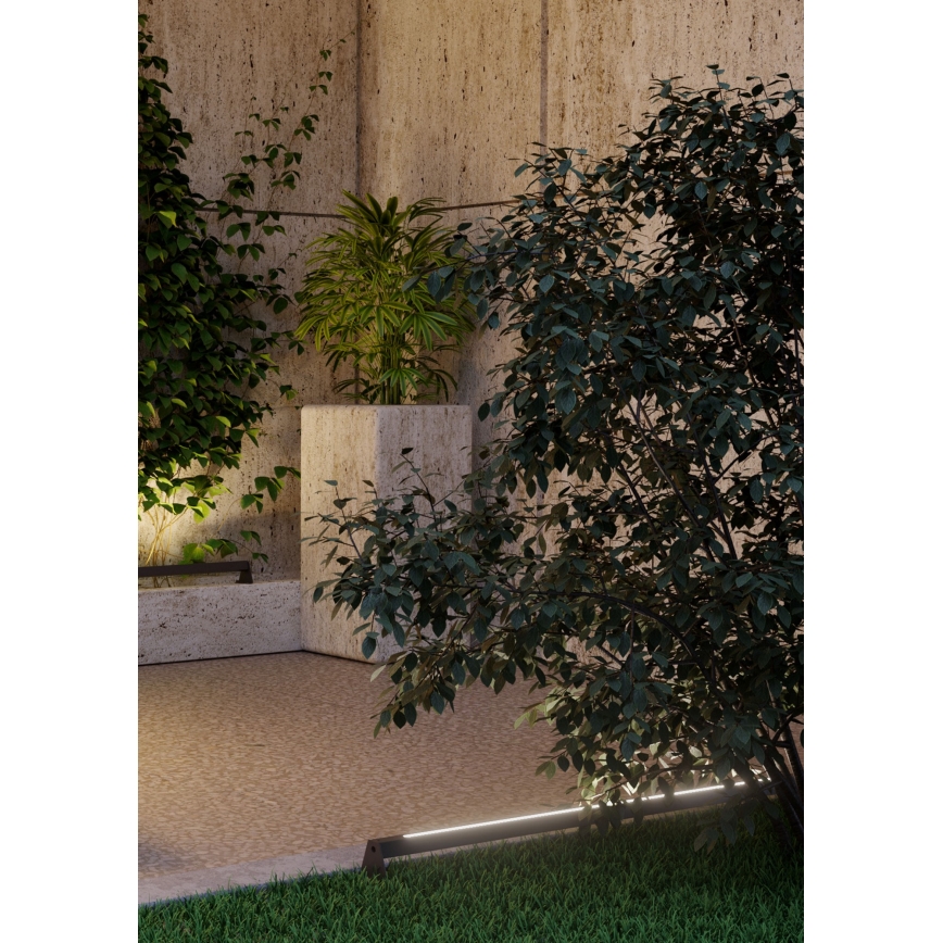 Redo 90242 - Vonkajšie LED svietidlo TACK IP65, 15 W, 230 V, 3000 K, antracit