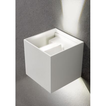 Redo 90294 - LED vonkajšie nástenné svietidlo VARY 2xLED/10W/230V 3000K IP54 biele