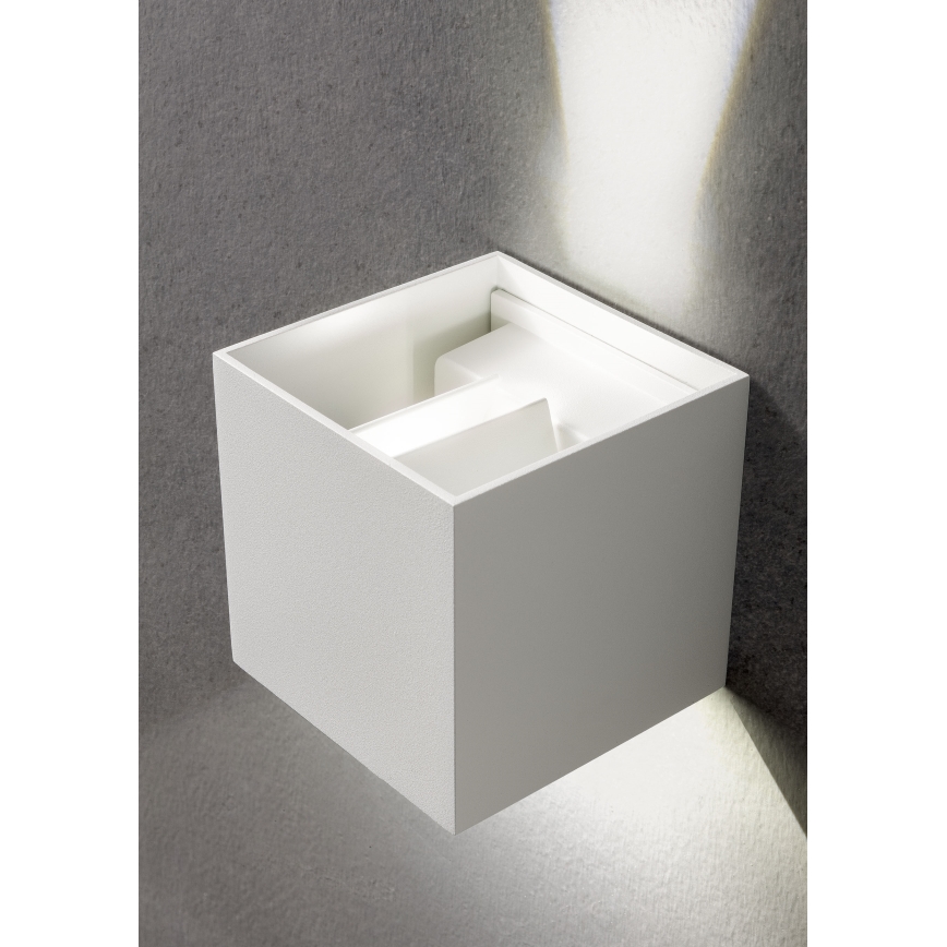 Redo 90294 - LED zunanja stenska svetilka VARY 2xLED/10W/230V 3000K IP54 bela