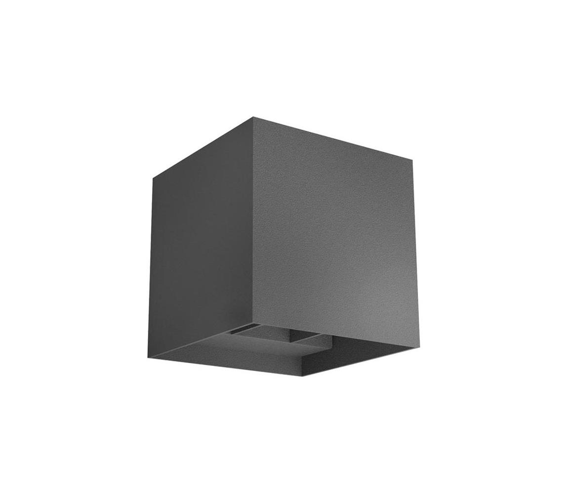 Redo 90296 - LED Vonkajšie nástenné svietidlo VARY 2xLED/10W/230V IP54 antracit 90296