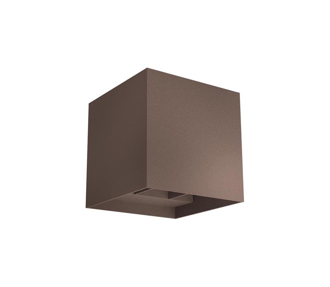 Redo 90298 - LED Vonkajšie nástenné svietidlo VARY 2xLED/10W/230V 3000K IP54 hnedá 90298