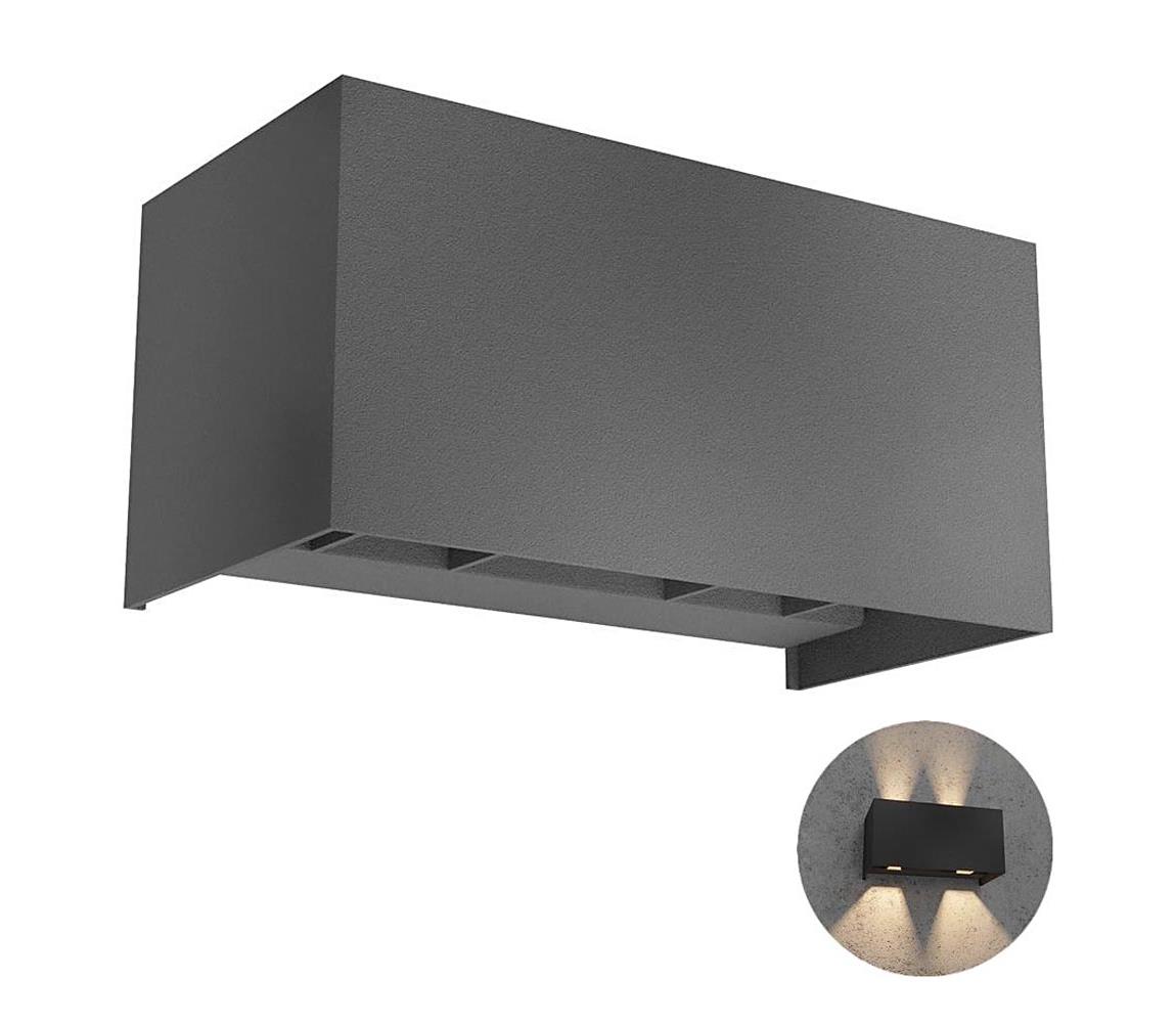 Redo Redo 90303-LED Vonkajšie nástenné svietidlo VARY 4xLED/5W/230V 4000K IP54 antracit