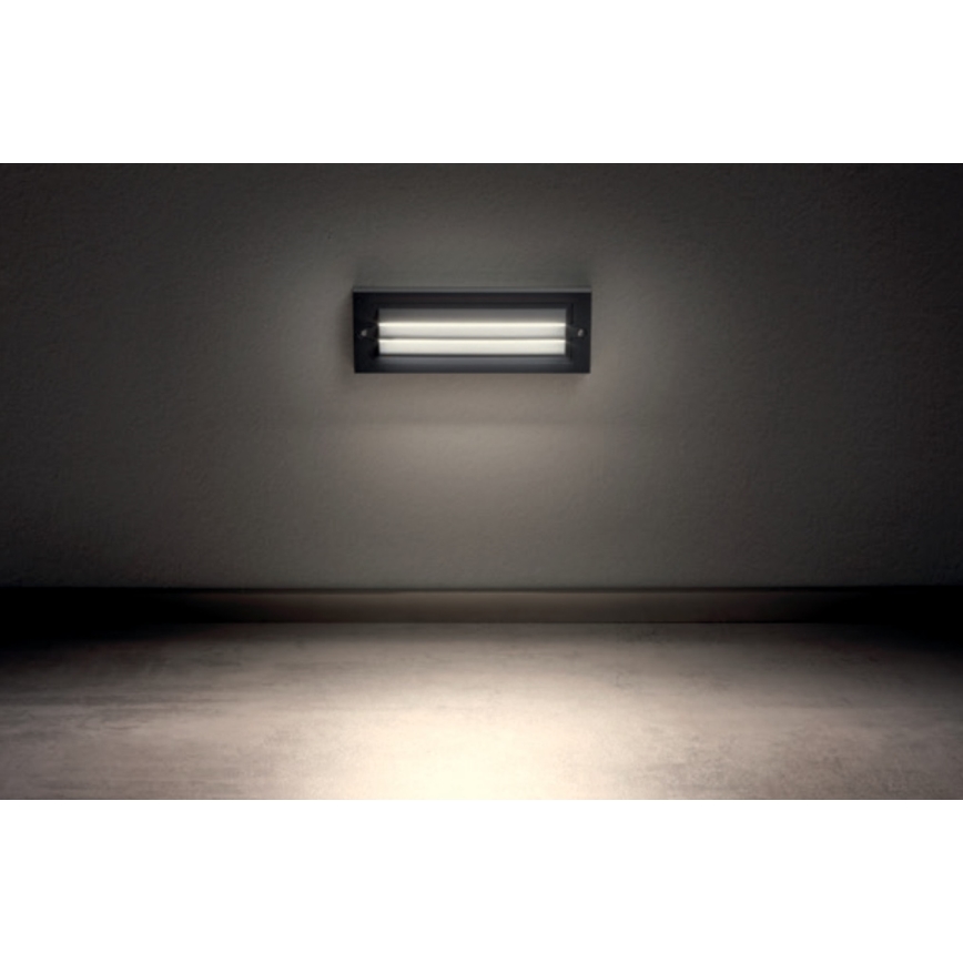 Redo 90330 - LED Vonkajšie nástenné svietidlo KRUP LED/6W/230V IP65 antracit