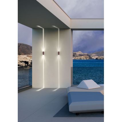 Redo 90424 - LED Vonkajšie nástenné svietidlo ACE LED/5,84W/230V 4000K IP54 hnedá