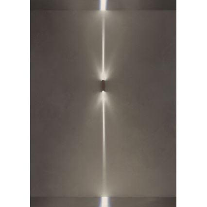 Redo 90424 - LED Vonkajšie nástenné svietidlo ACE LED/5,84W/230V 4000K IP54 hnedá