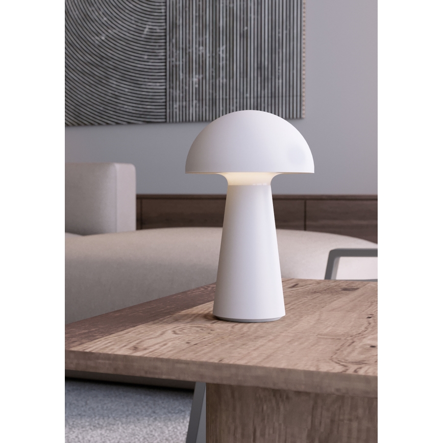 Redo 90438 - LED stmievateľná dotyková vonkajšia lampa KIRA LED/4,7W/230V 2200 mAh IP44 biela
