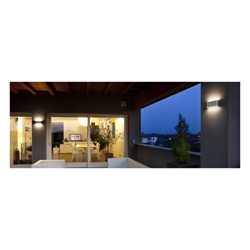 Redo 90451 - LED vonkajšie nástenné svietidlo KLIPPE LED/24W/230V 3000K IP54 biela